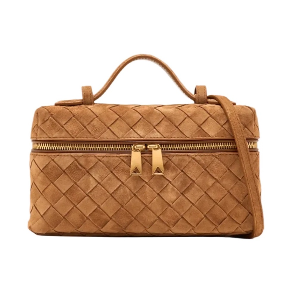 New Bottega Veneta Bang Bang Vanity Suede Bag